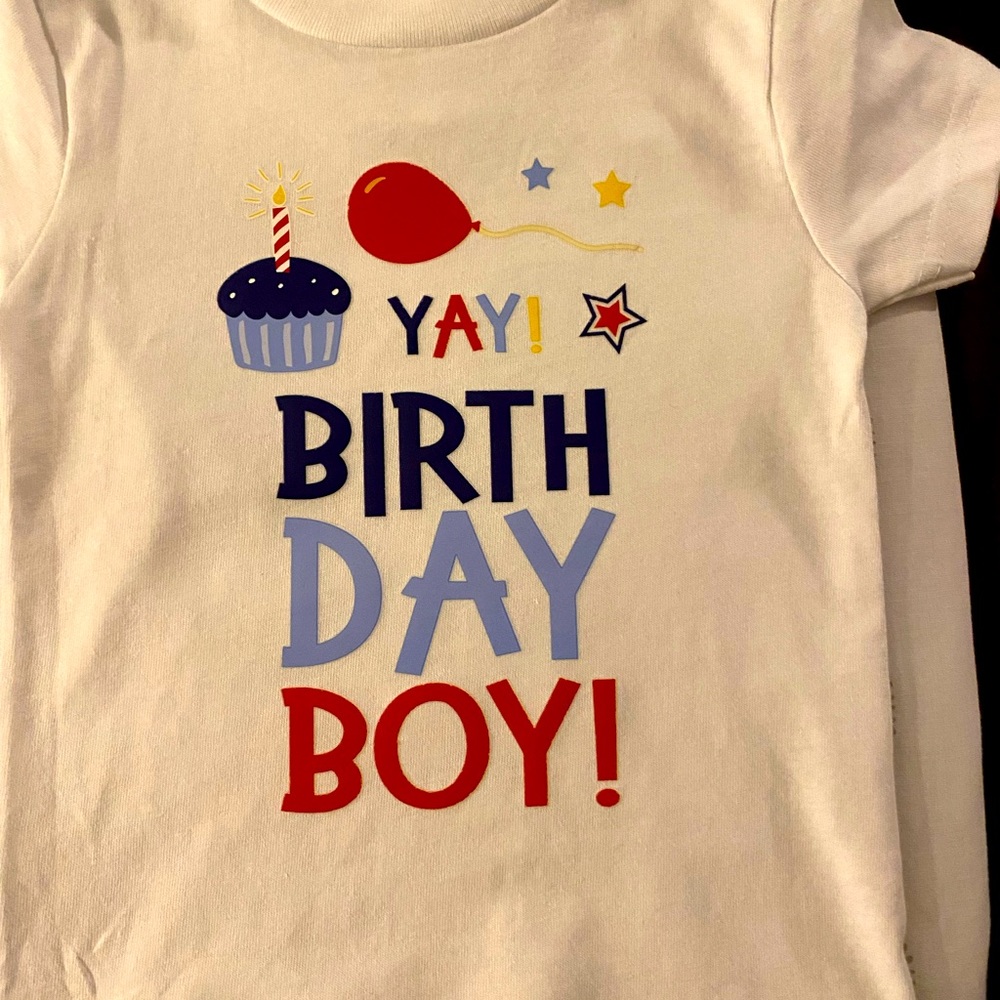 Kids birthday shirts